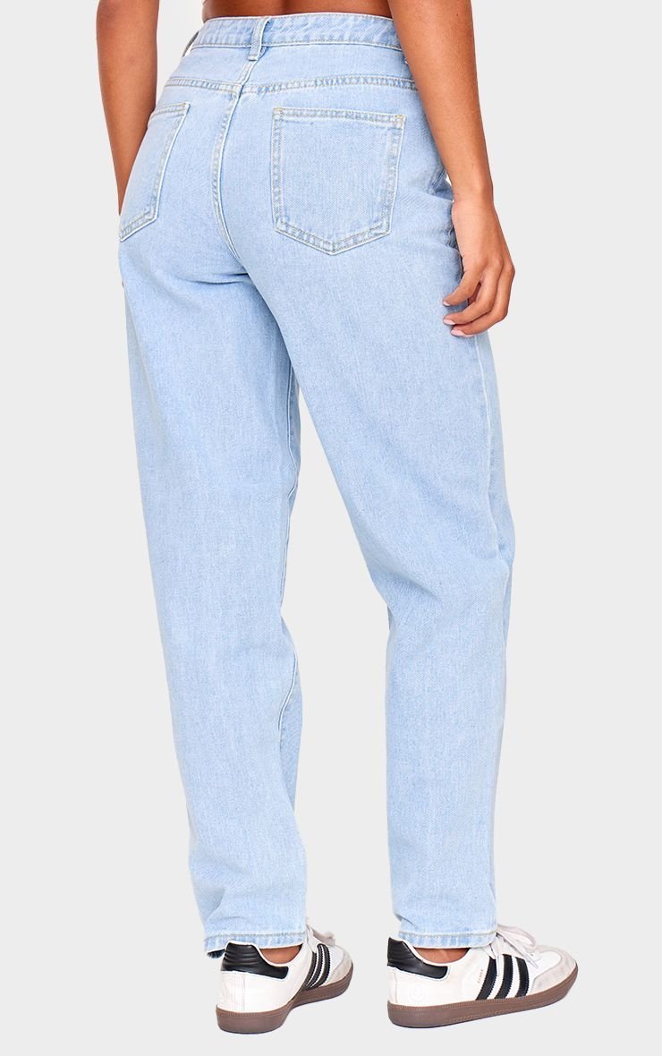Jean mom taille haute