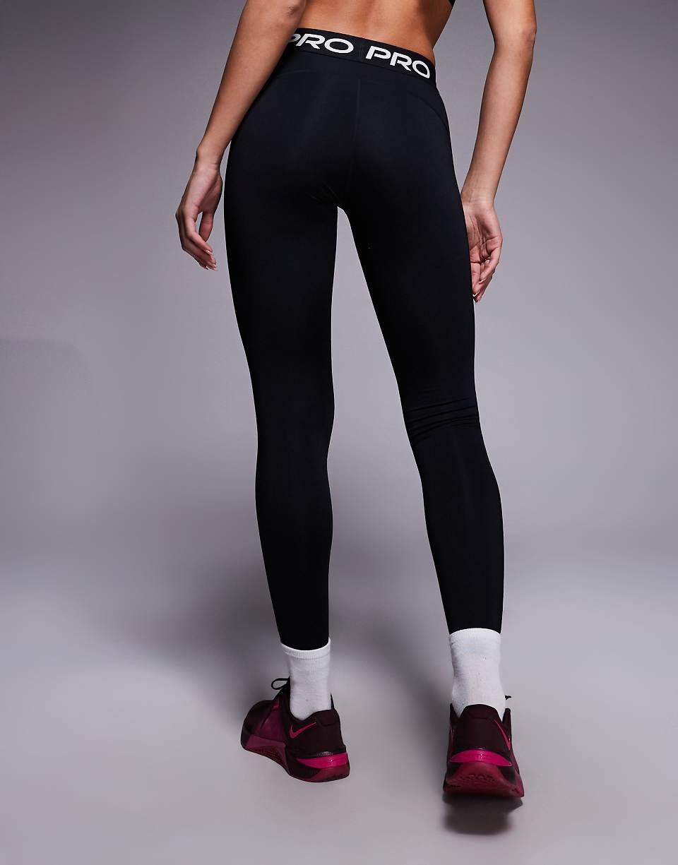 ليغنغ Dri-FIT بخصر متوسط الارتفاع - أسود