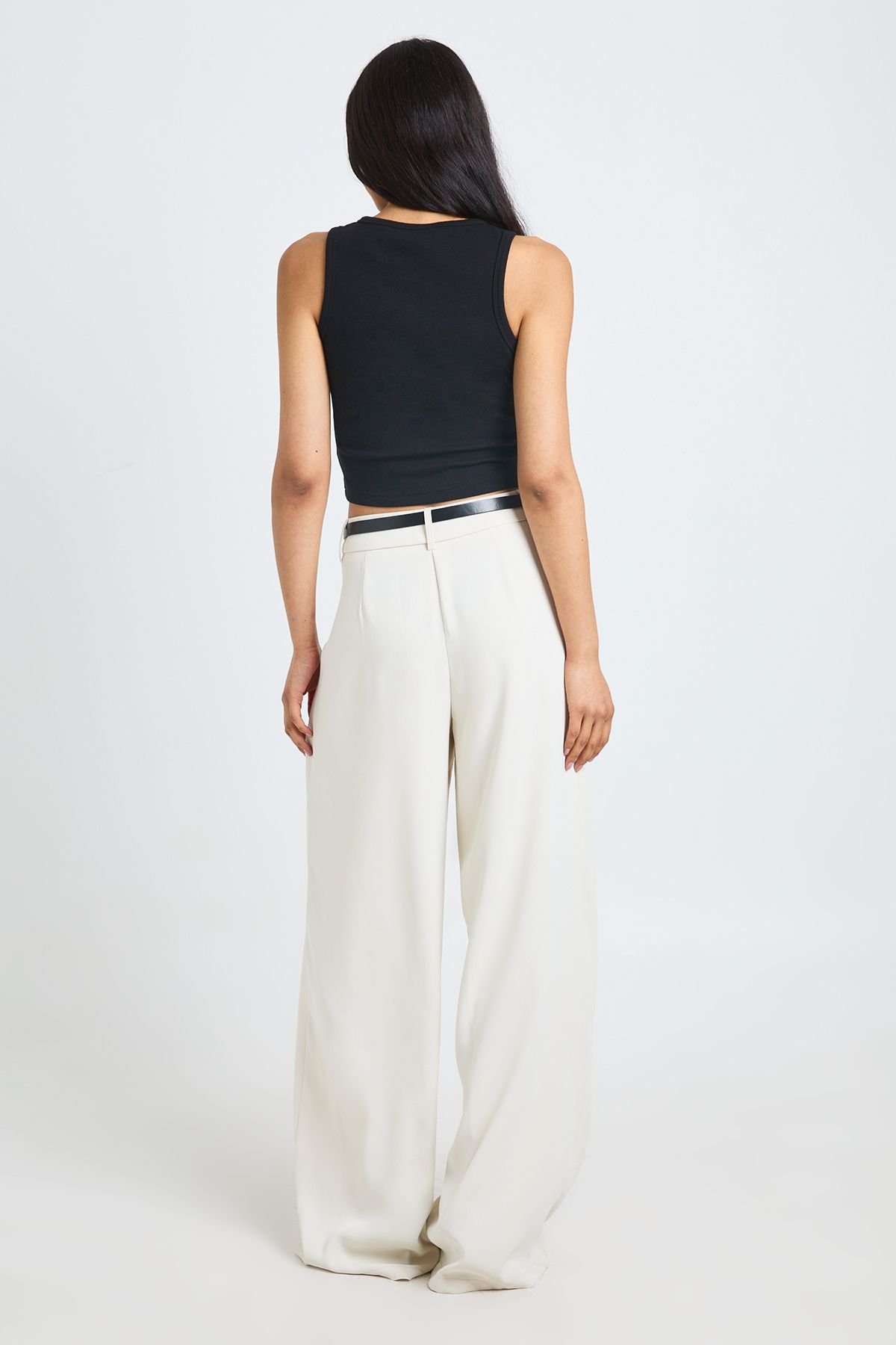 Serwal tall fluide b rjlin wsa3in w ceinture