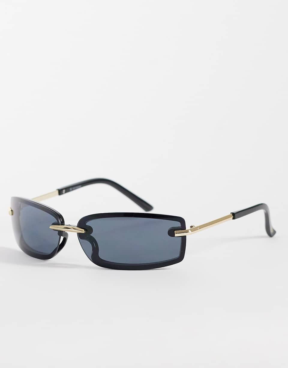Lunettes de soleil enveloppantes et unisexes - Noir