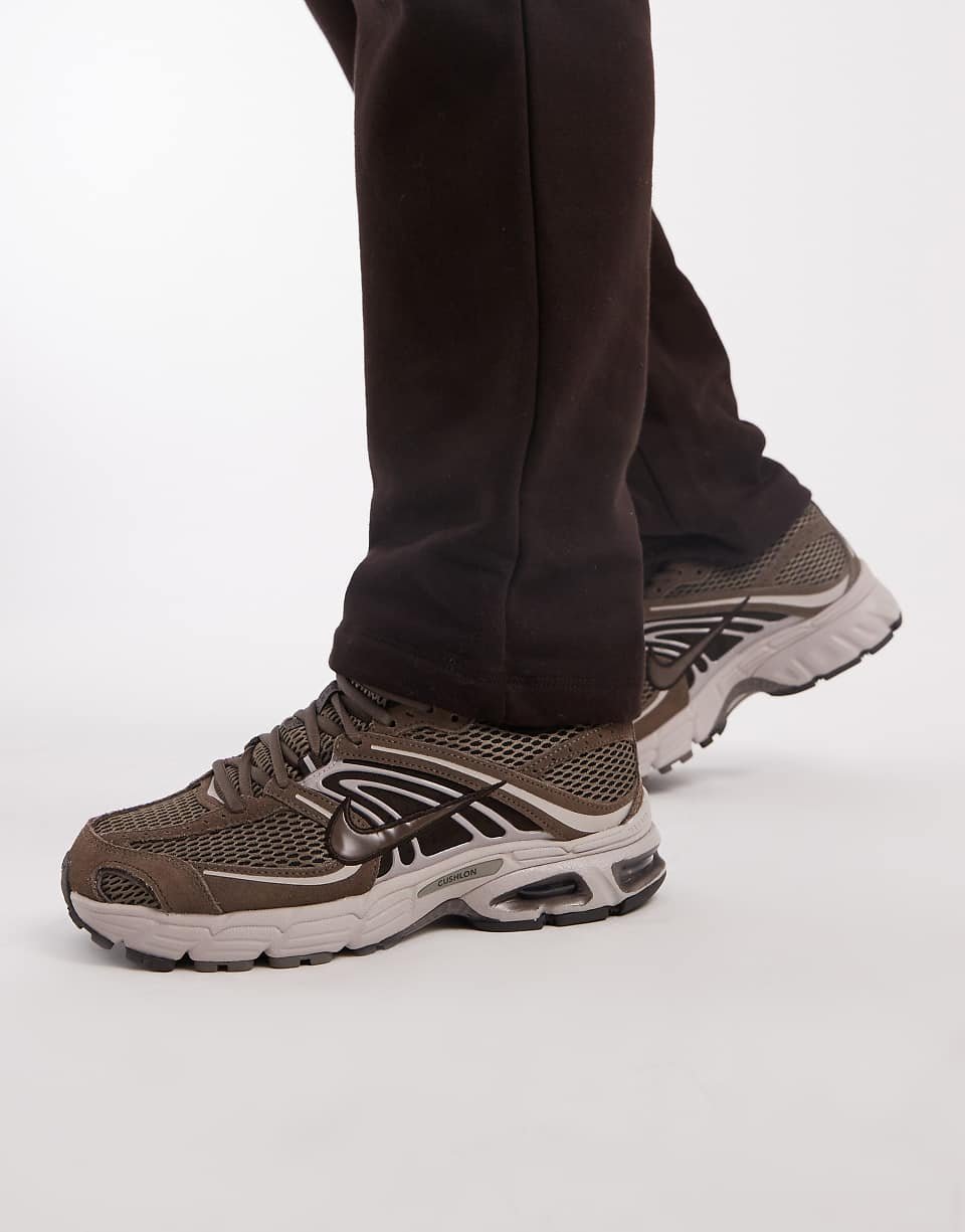 Air Max Moto 2K suede trainers in grey and brown