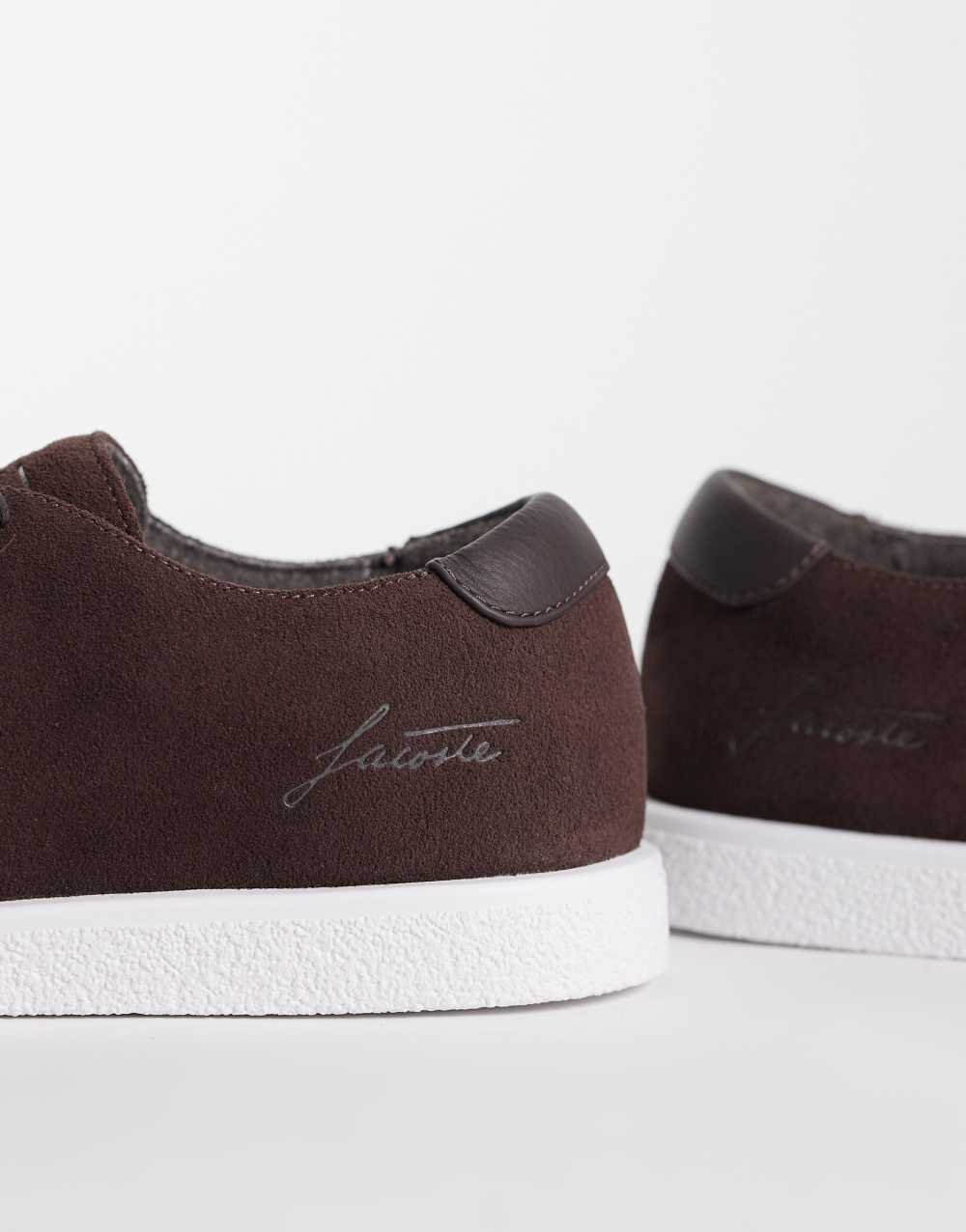 Baskets Linecourt en daim marron foncé