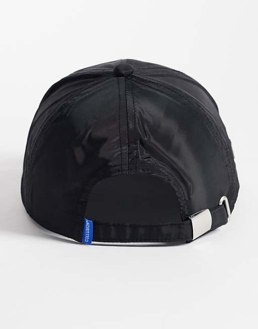 Casquette noire avec logo brodé