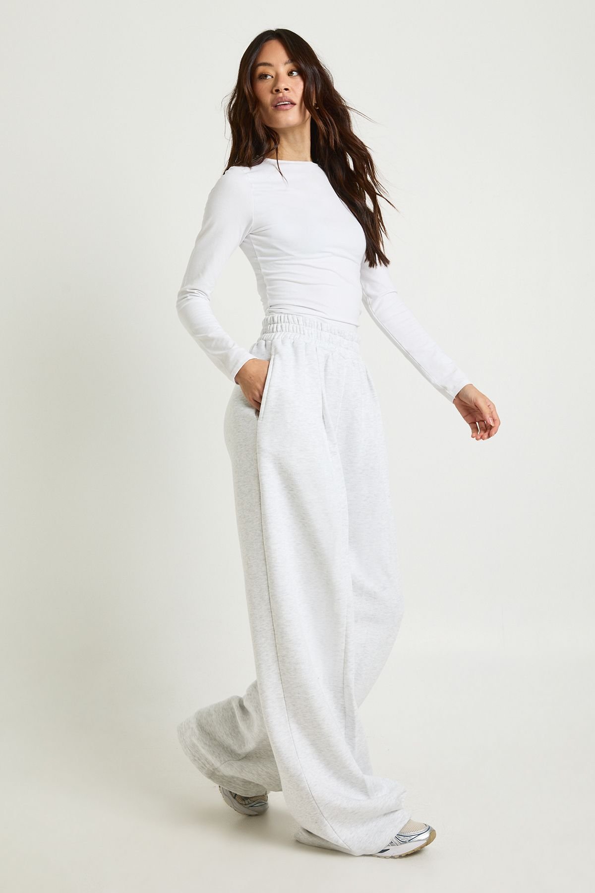 Jogger long à taille haute - Tall