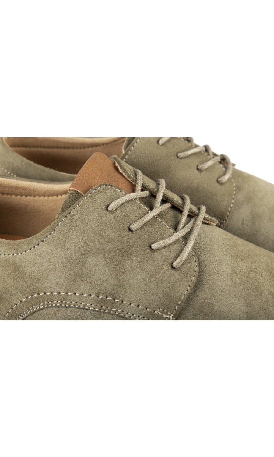 Derbies sport aspect suédine kaki