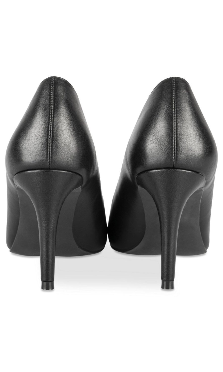 Black pointed stiletto 8 cm pumps