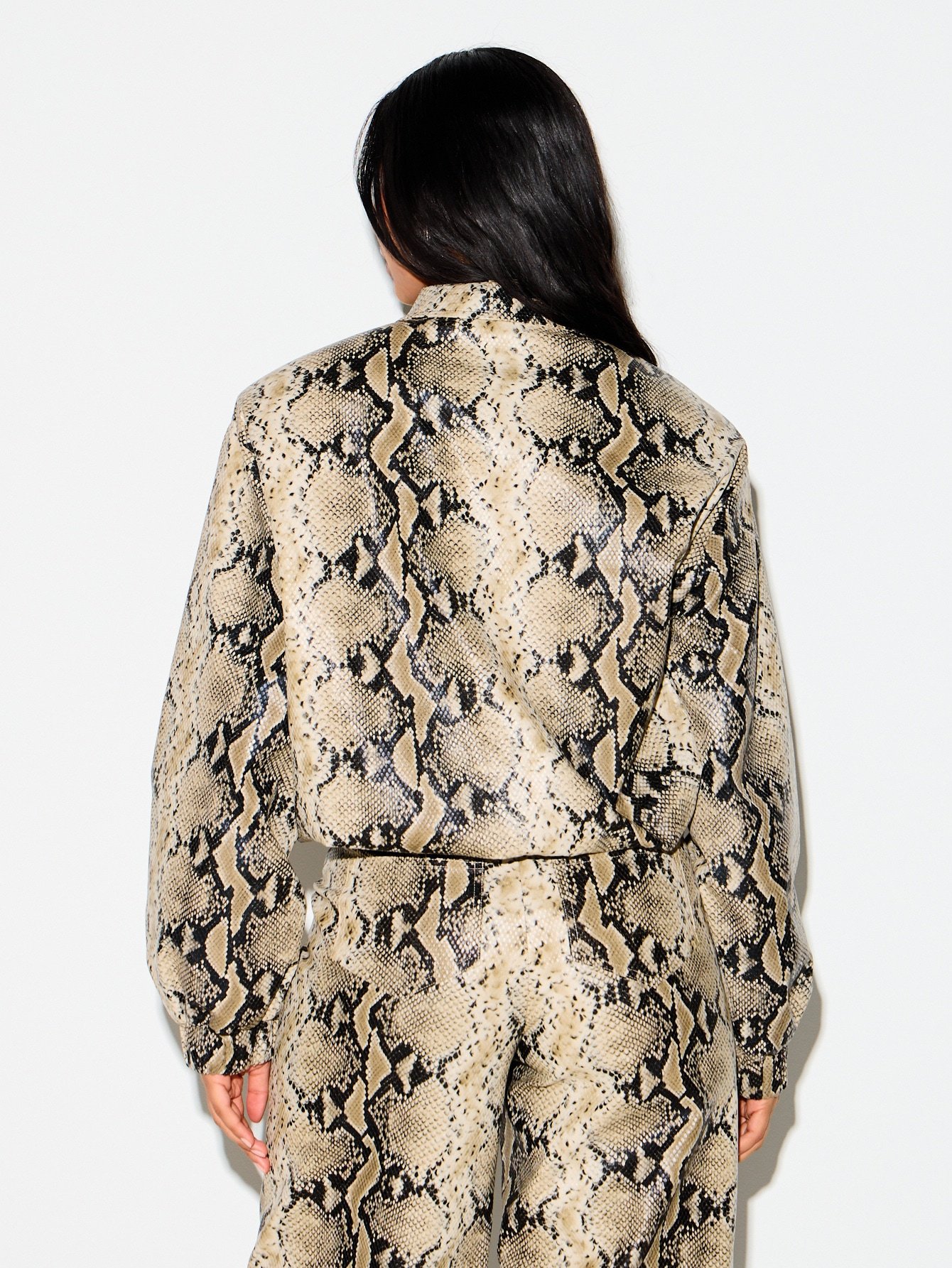 Veste b sensla imprimé l7ench col montant