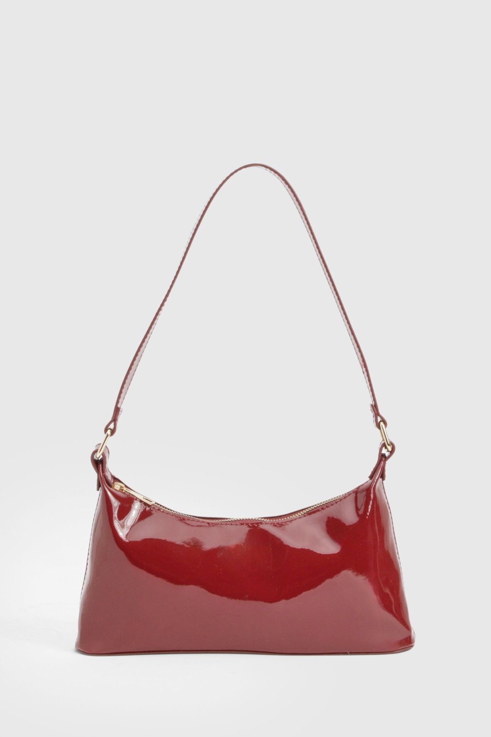 Patent shoulder bag
