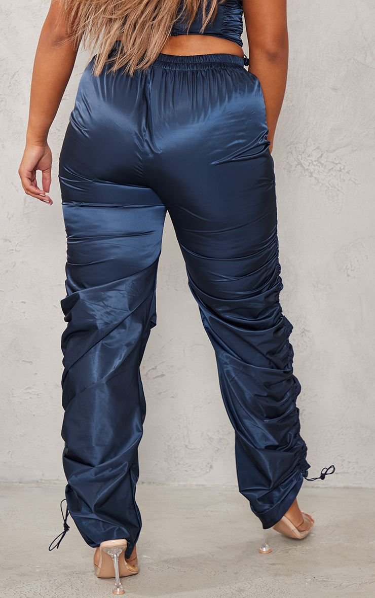 Shape ruched shell drawstring joggers
