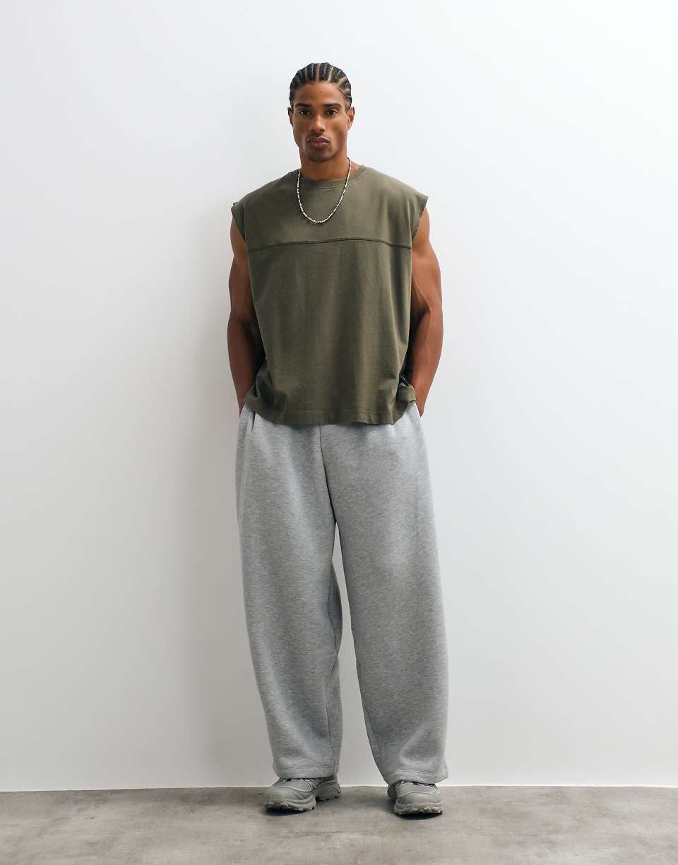 Débardeur jersey kaki