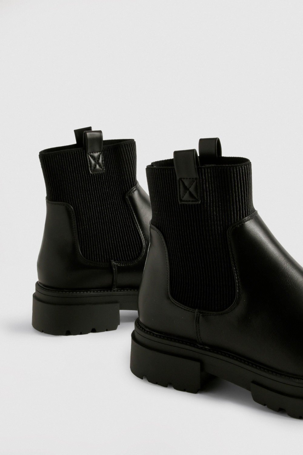 Bottines Chelsea b semelle ghlida k7el - Pied large