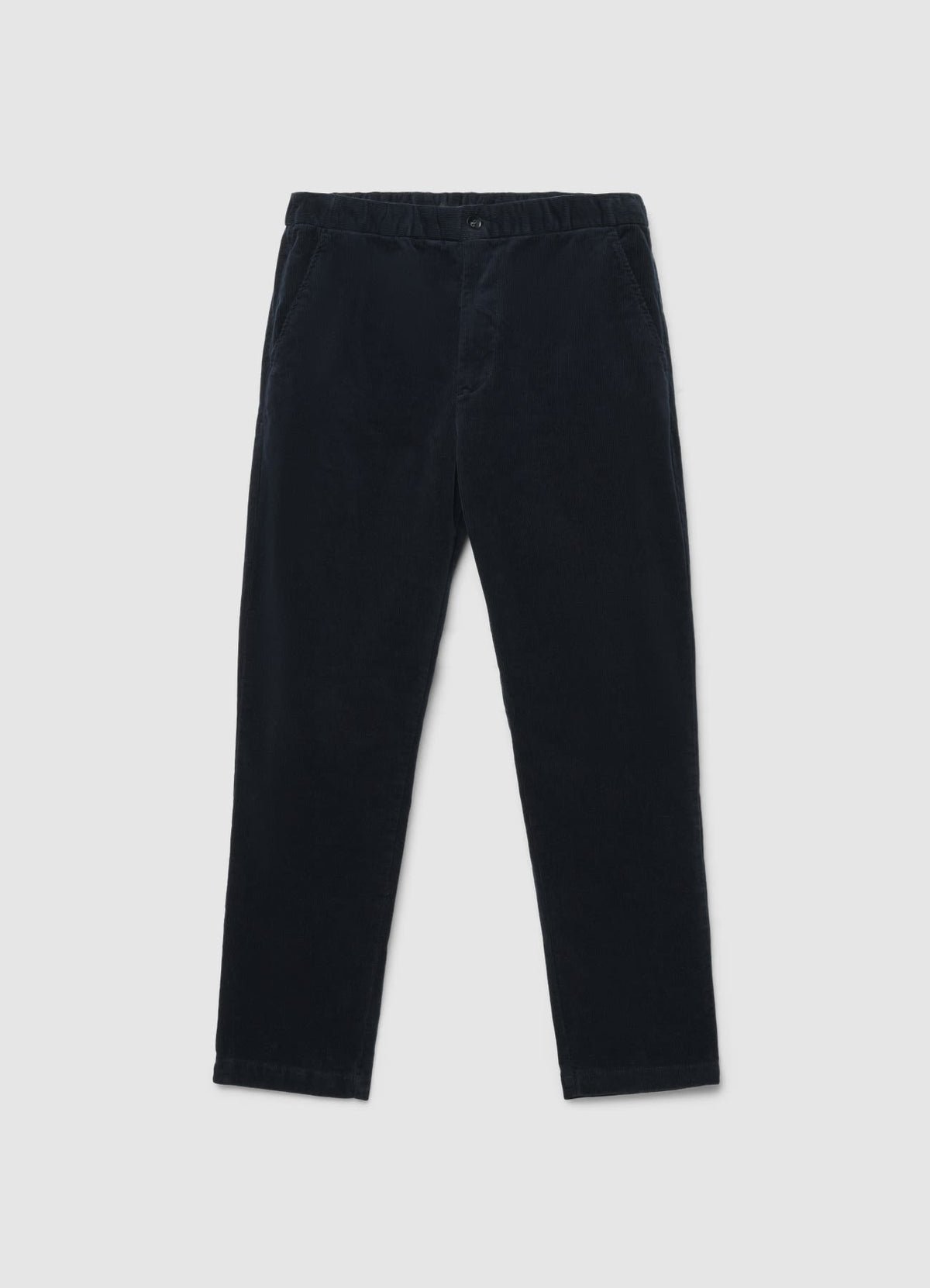 Straight drawstring trousers