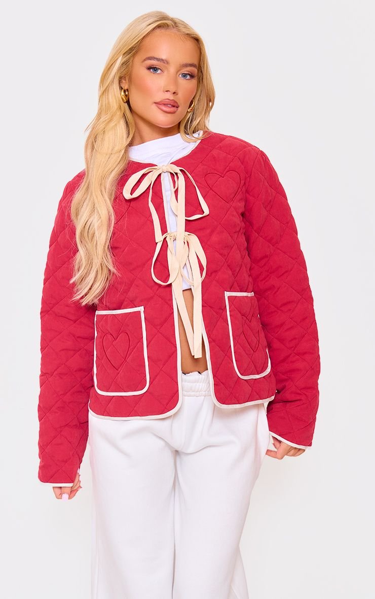 Veste khfifa b coutures matelassées