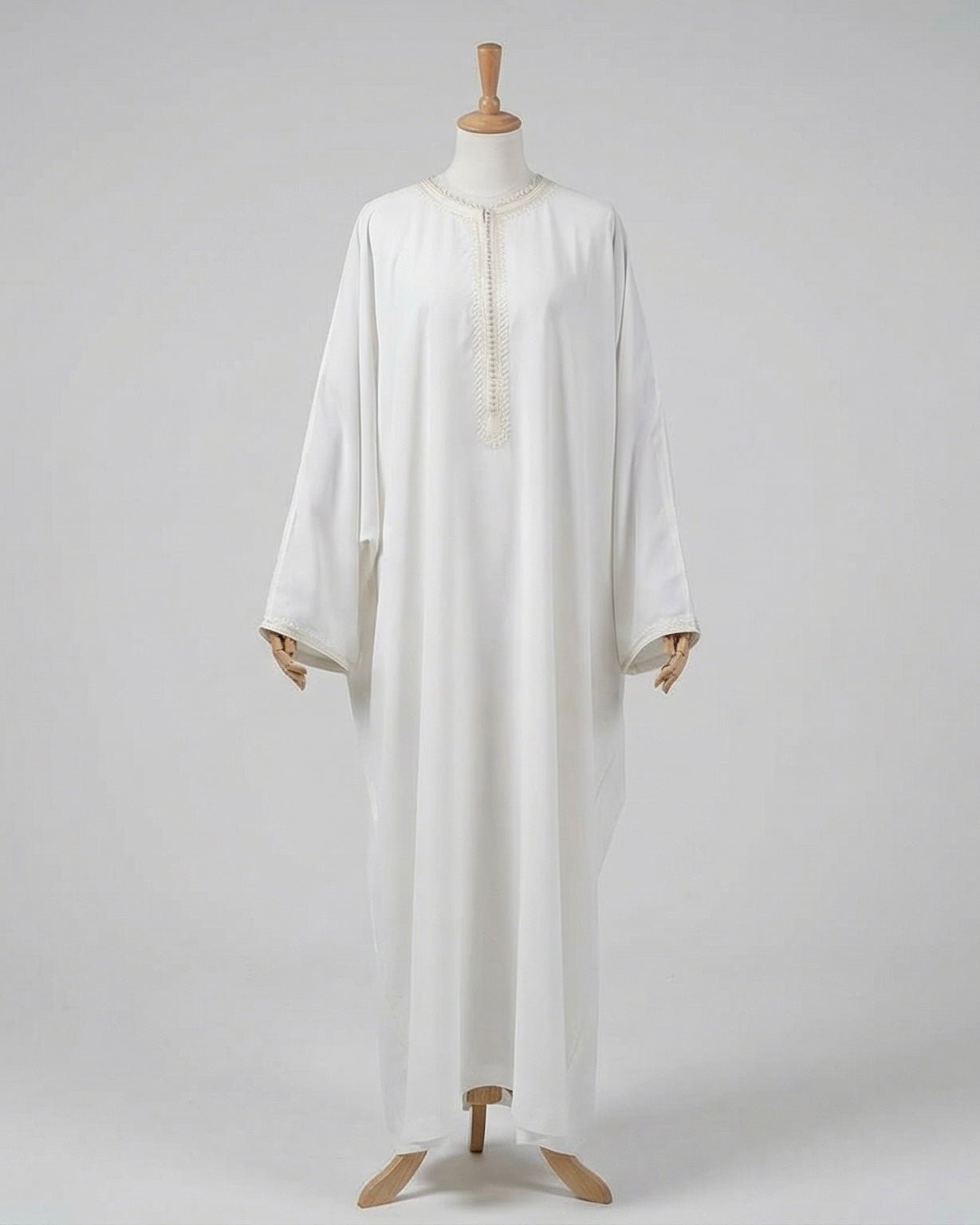 Abaya coupe papillon - Blanc