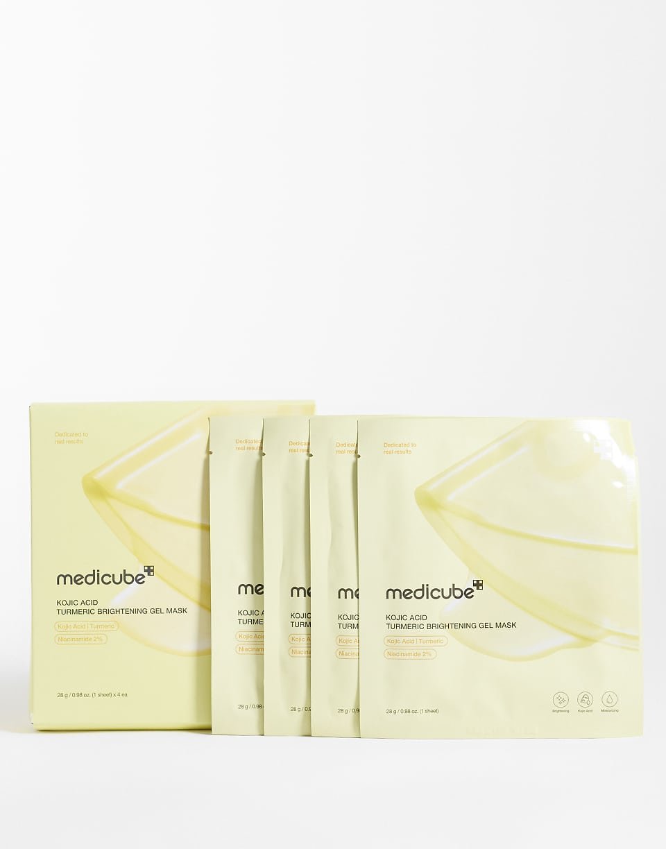 Turmeric & Kojic Acid Brightening Gel Mask x4