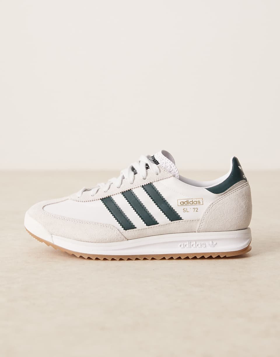 SL 72 RS trainers in white and dark green