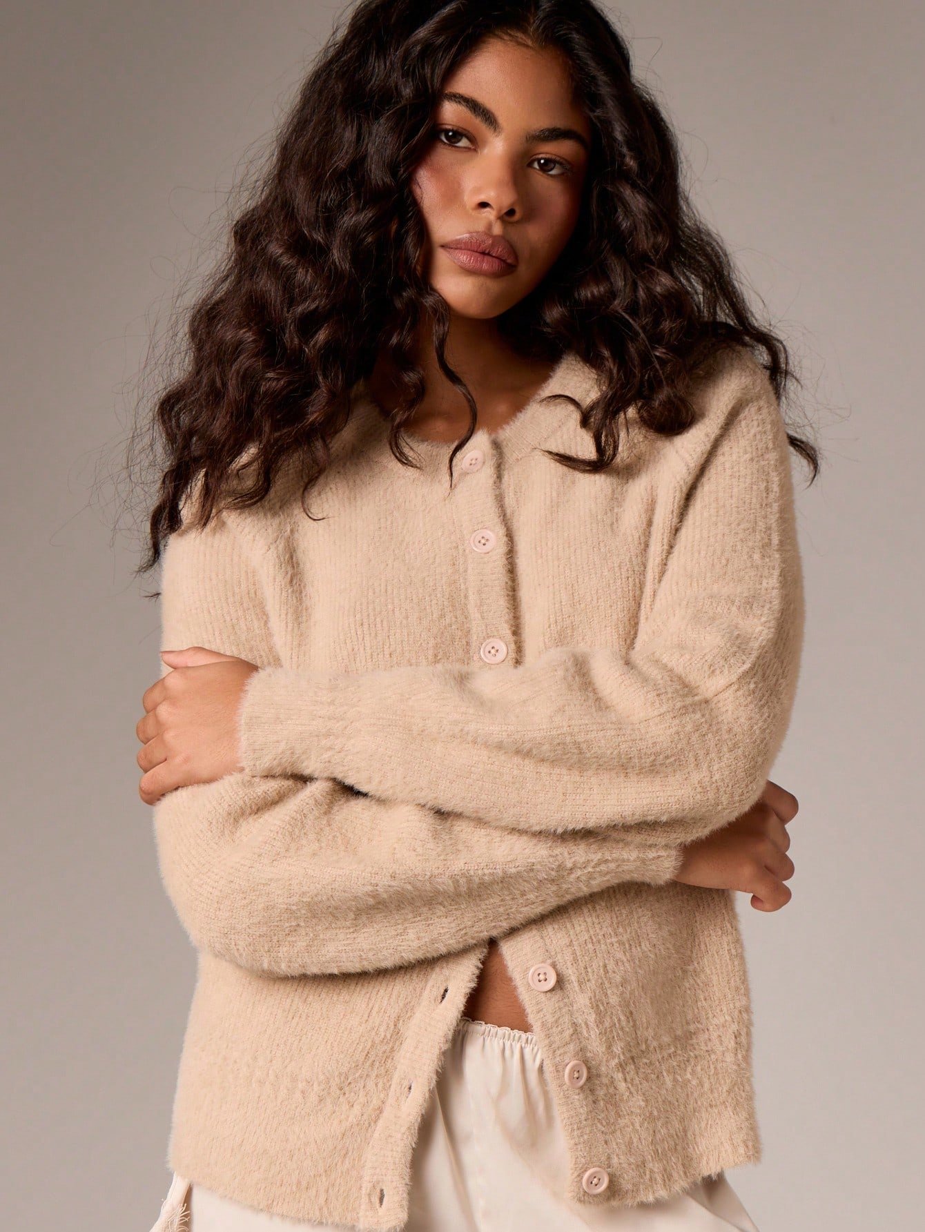 Cardigan tricot moelleux b sdaf