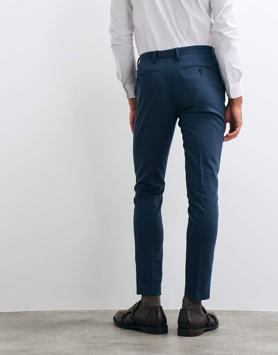 Slim suit trousers in navy