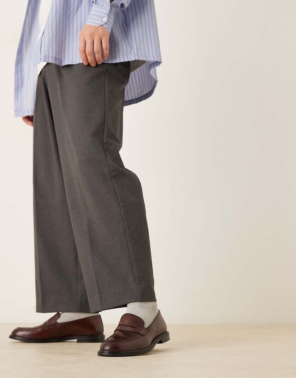 Putney leather snaffle loafers - Brown