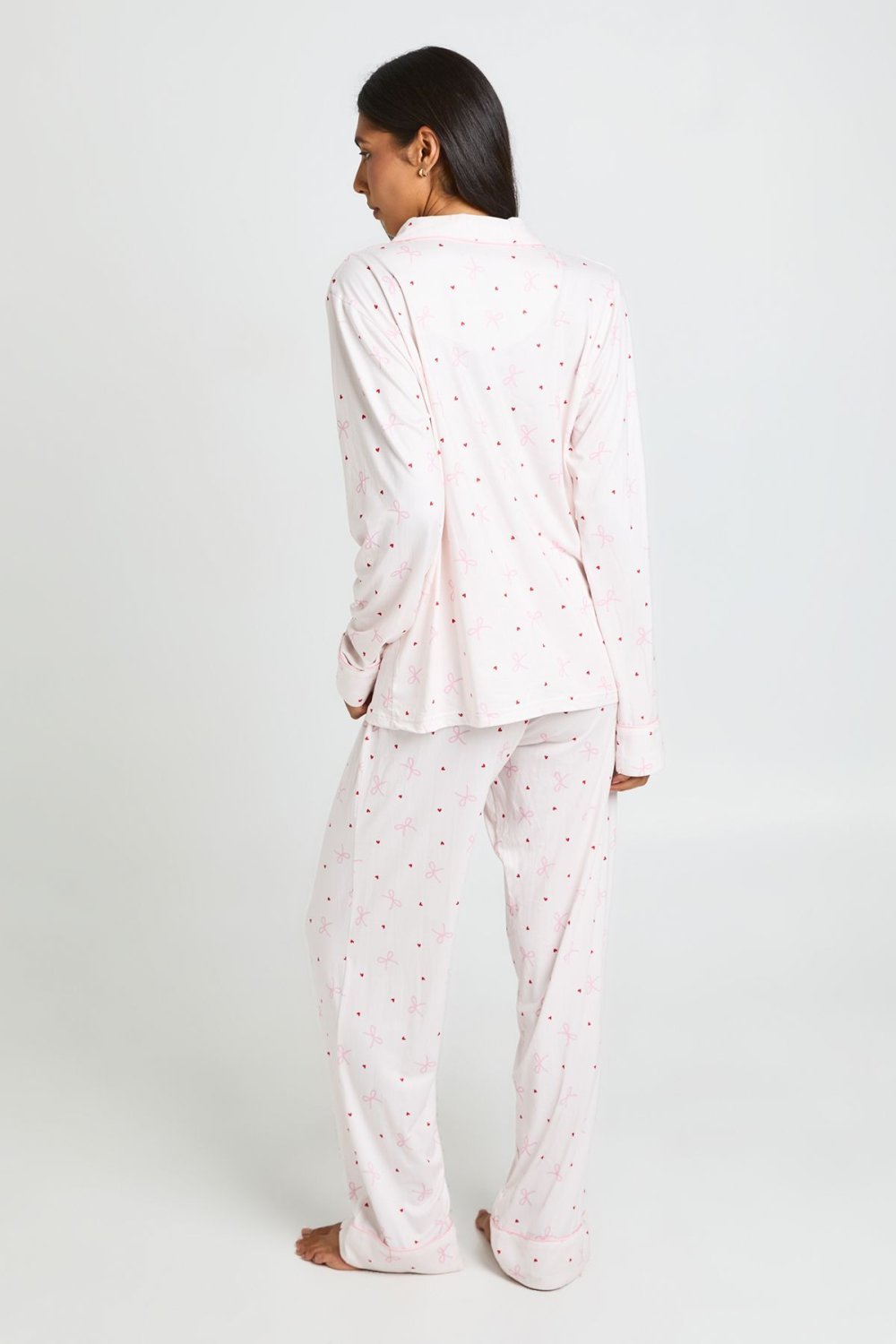 Super-soft top and trouser pyjama set - Tall