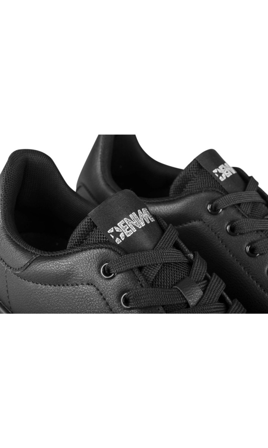 Black chunky-sole trainers