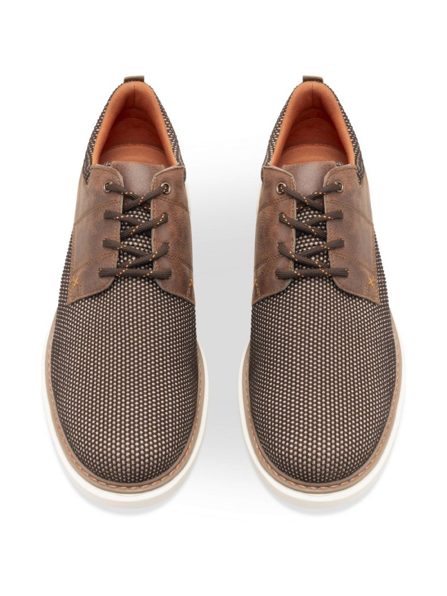 Derbies b7al mnsouj marron w beige