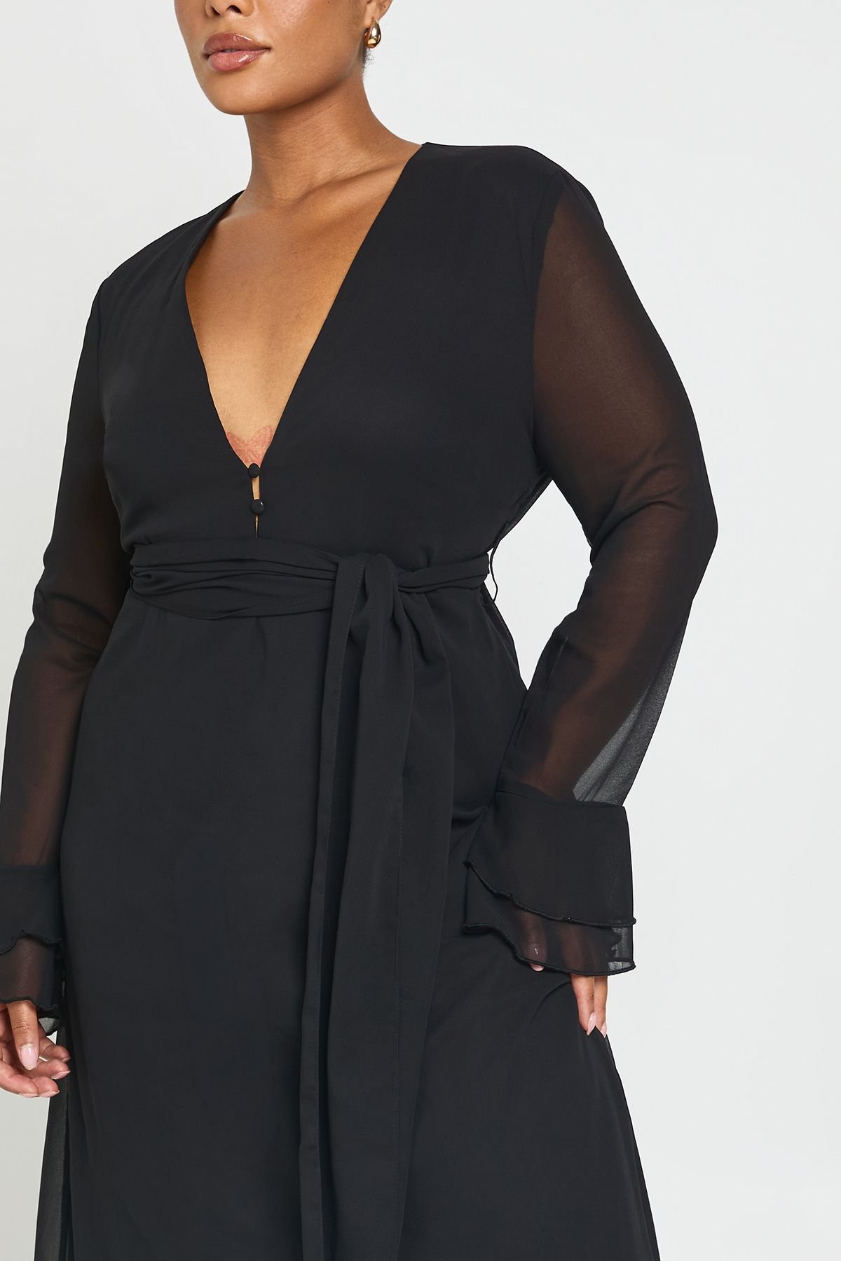 Robe maxi à imprimé - Grande taille