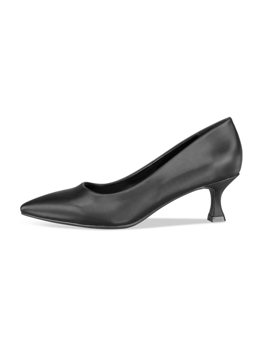 Escarpins pointus talon aiguille 5 cm noirs