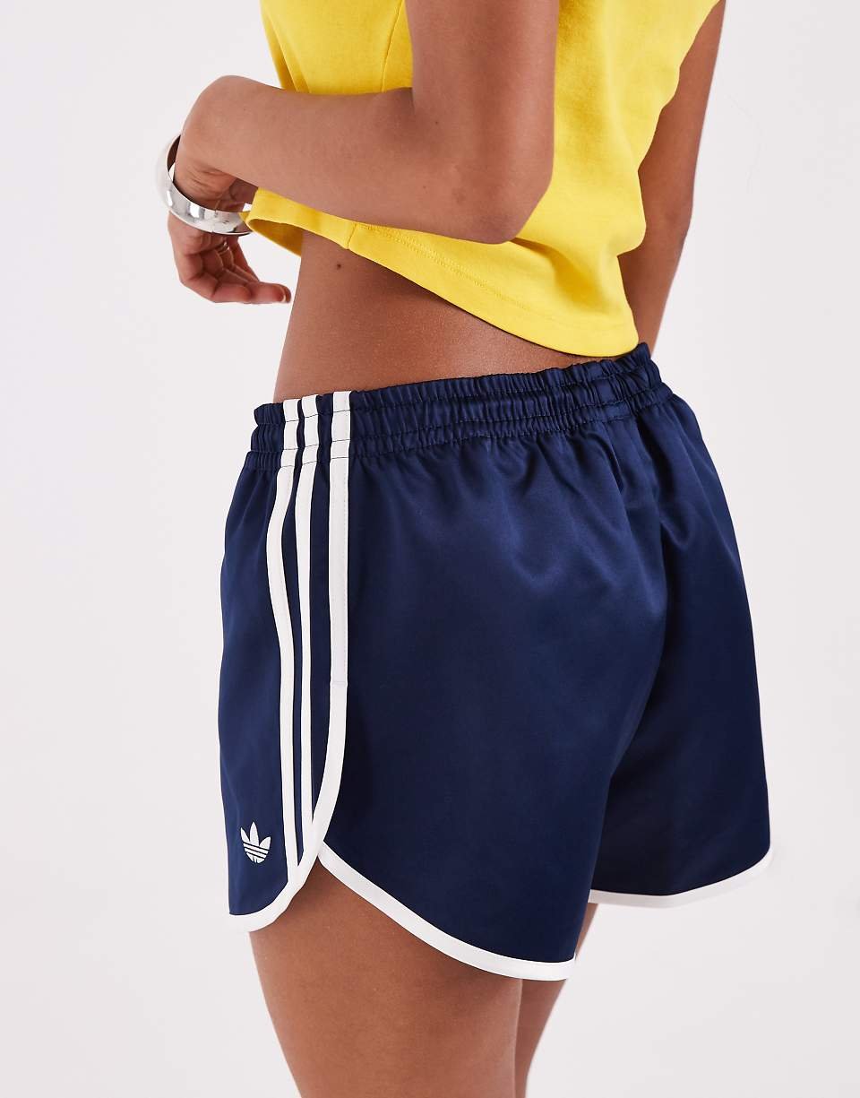 Three-stripe running shorts in navy