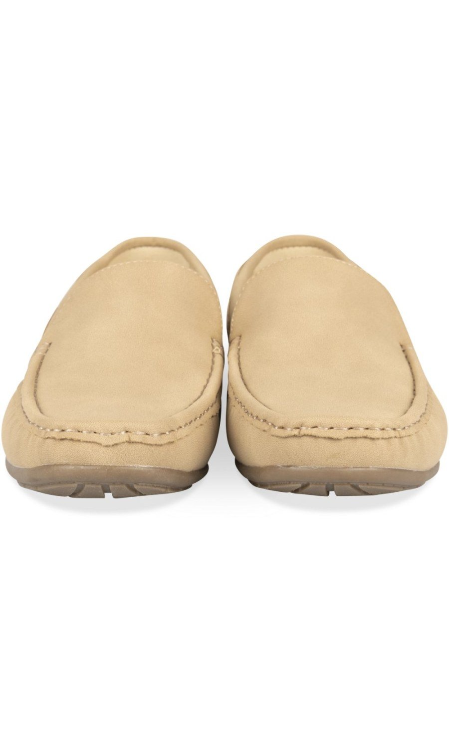 Mocassins de conduite aspect suédine beiges