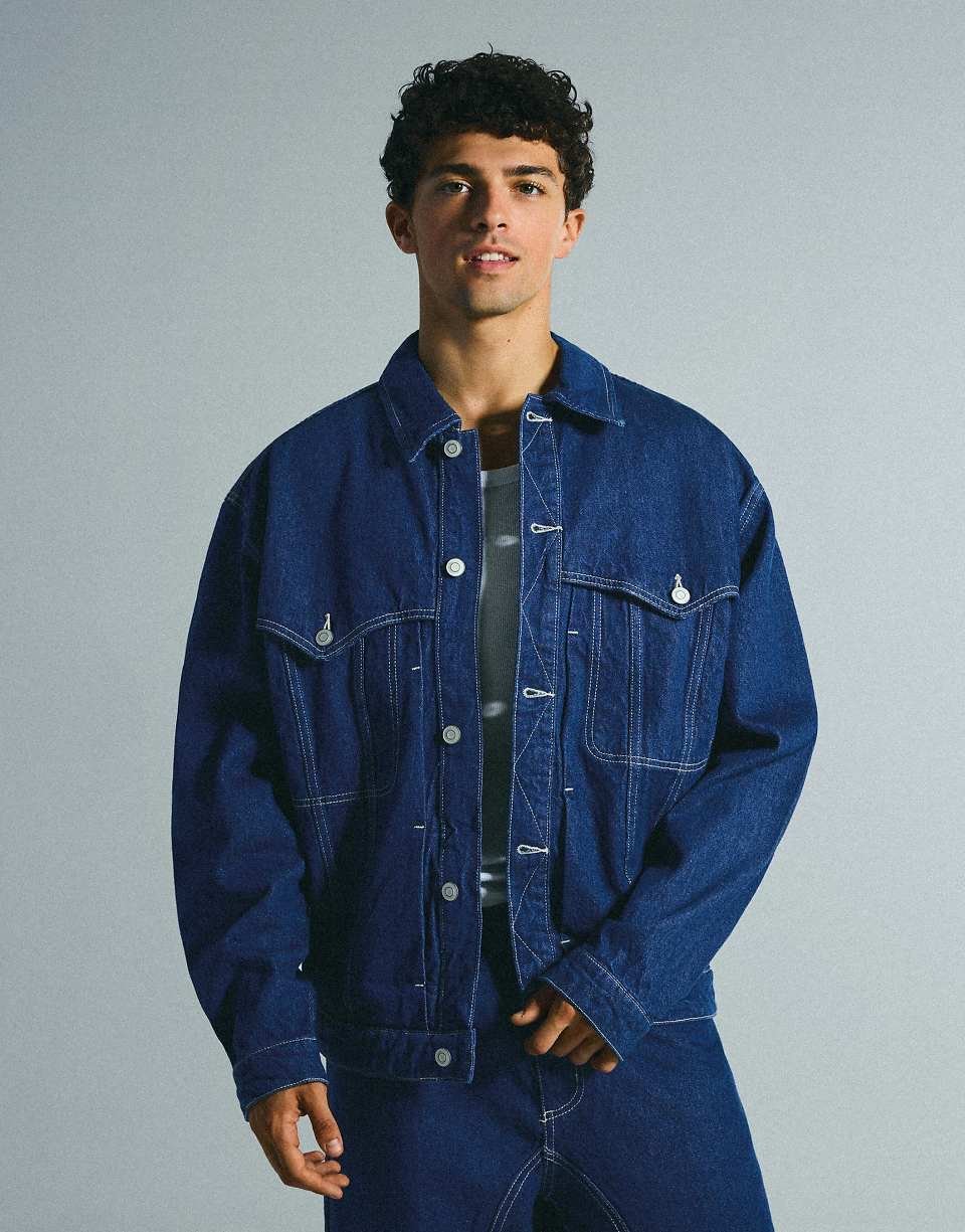 Veste en jean - Bleu
