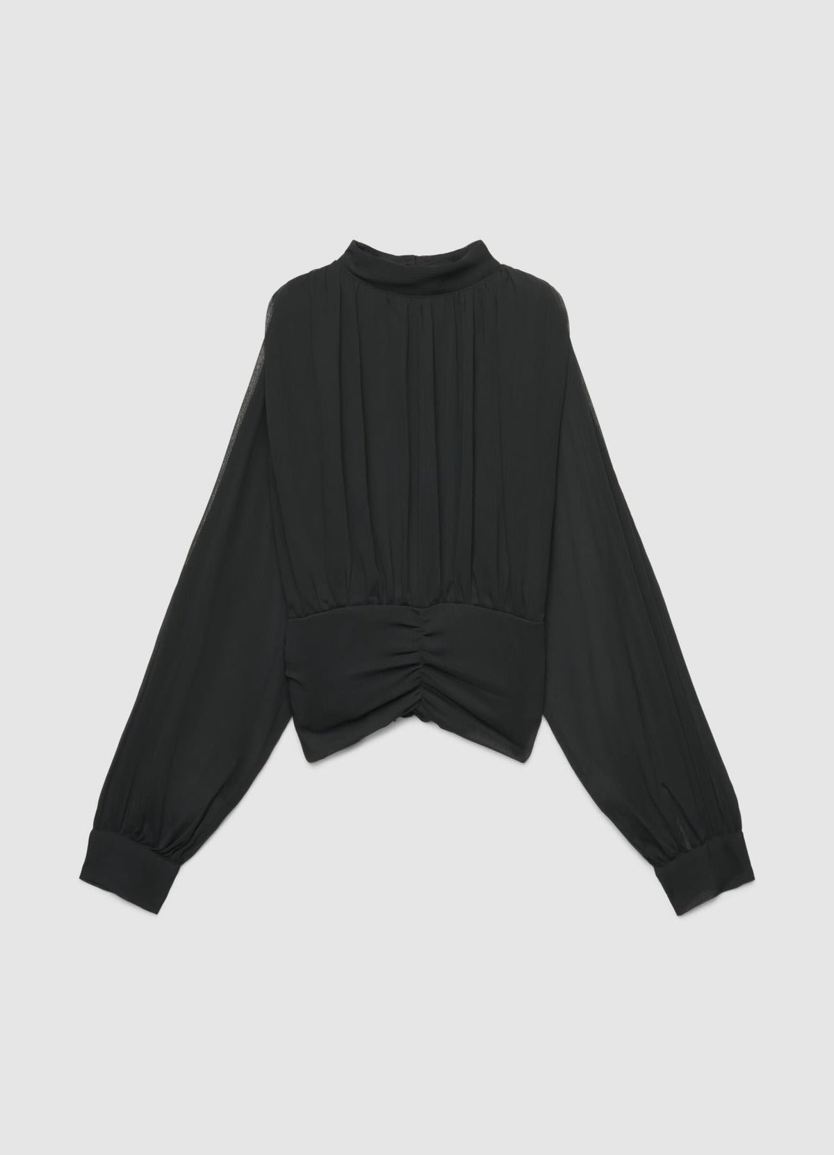 Blouse b plis w col 3ali