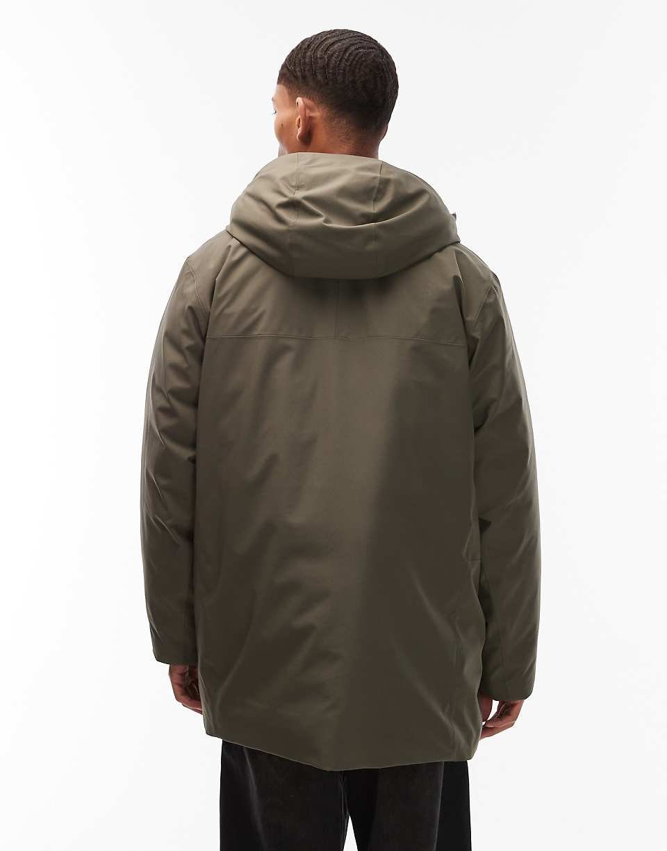 MTN Range - Parka chaude imperméable à capuche - Vert