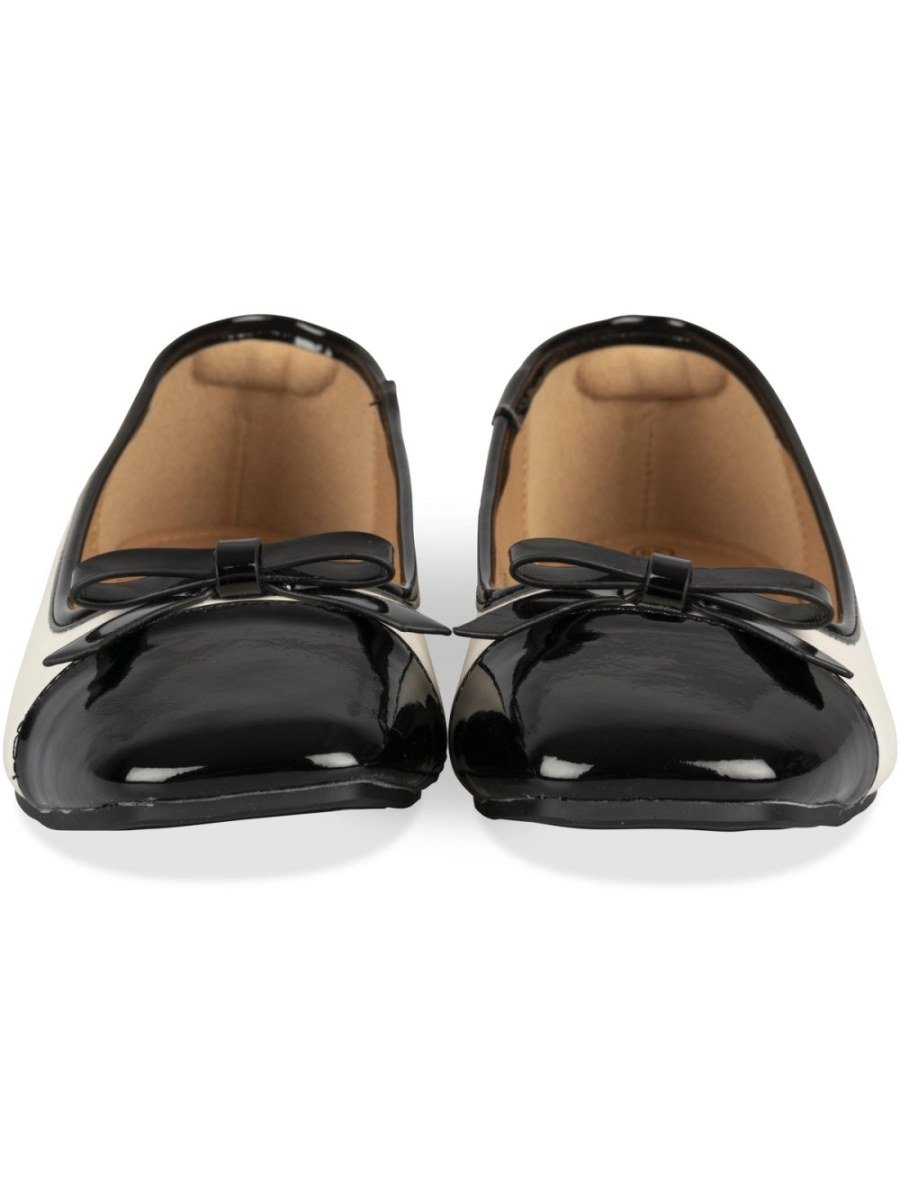 Ballerines byed b bout k7el verni