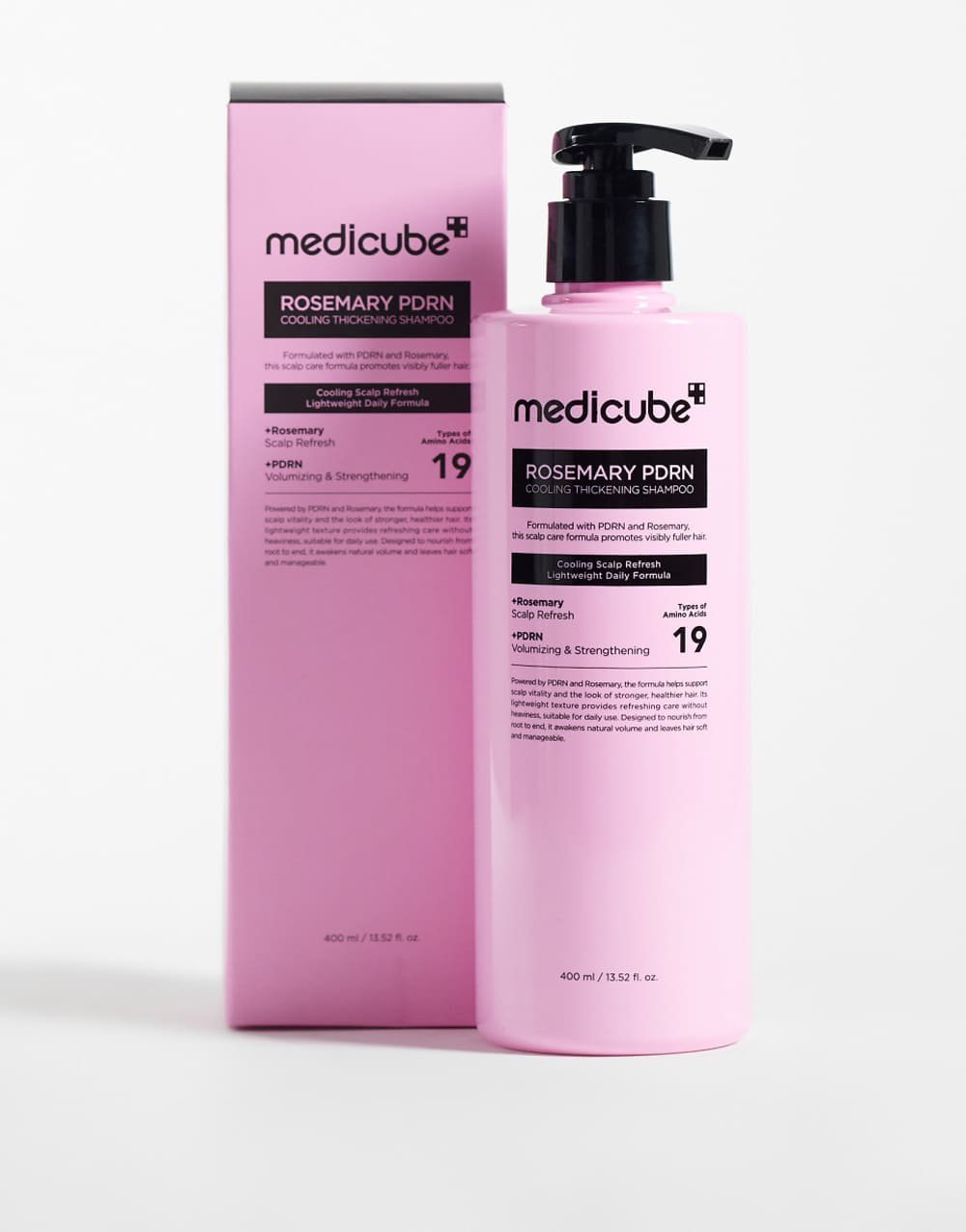 Shampooing épaississant au romarin et PDRN - 400 ml