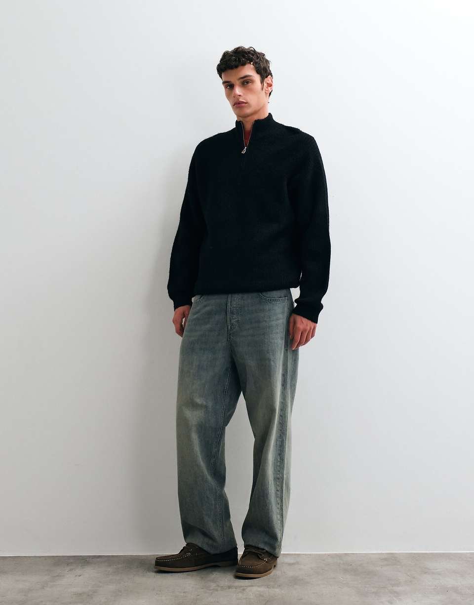 Pull b triko style pêcheur b col zip - K7el