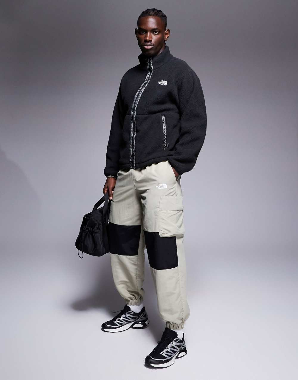 Fleeski heavyweight fleece jacket in black