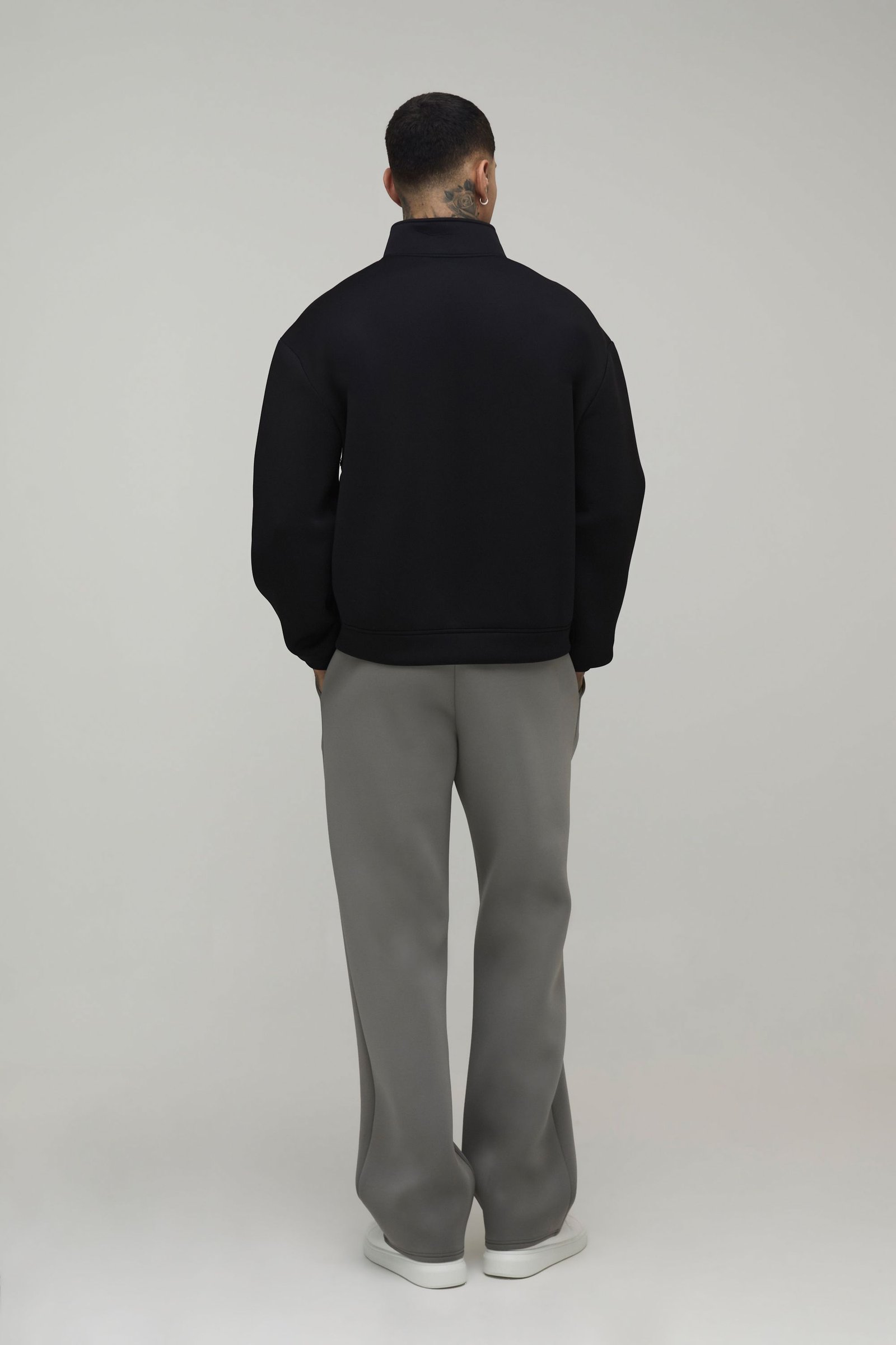 Joggers Scuba Thermocollé Coupe Ample Décontractée Tall