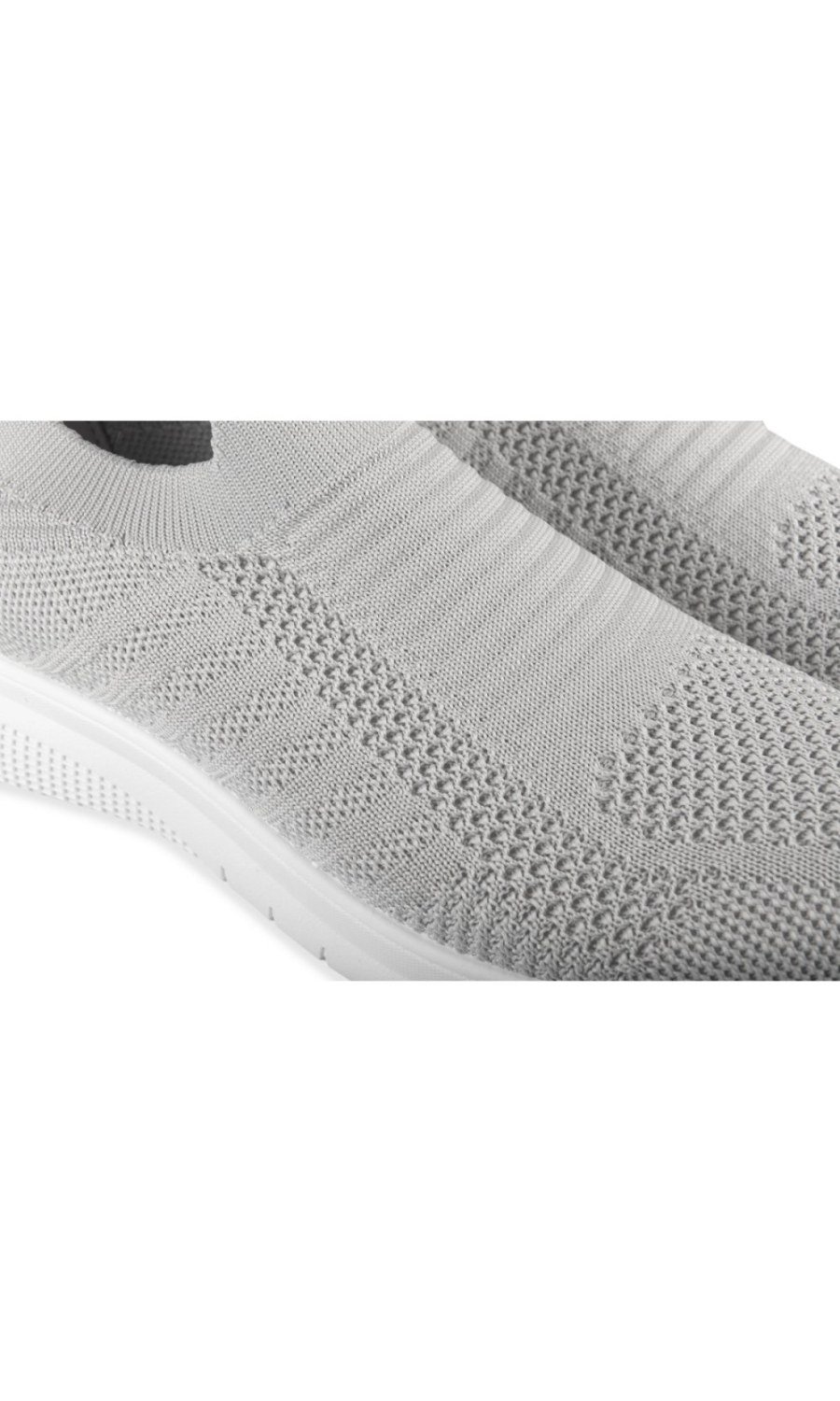 Baskets chaussettes en maille grises