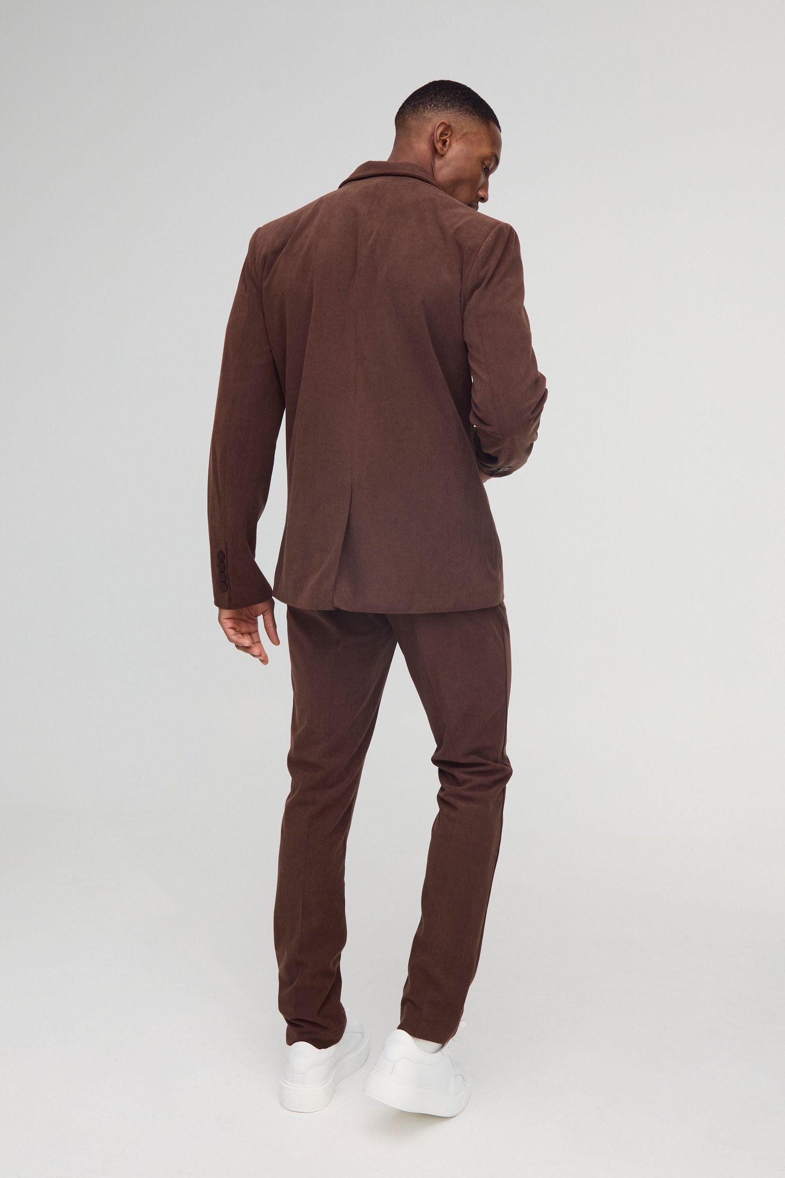 Skinny fit corduroy blazer