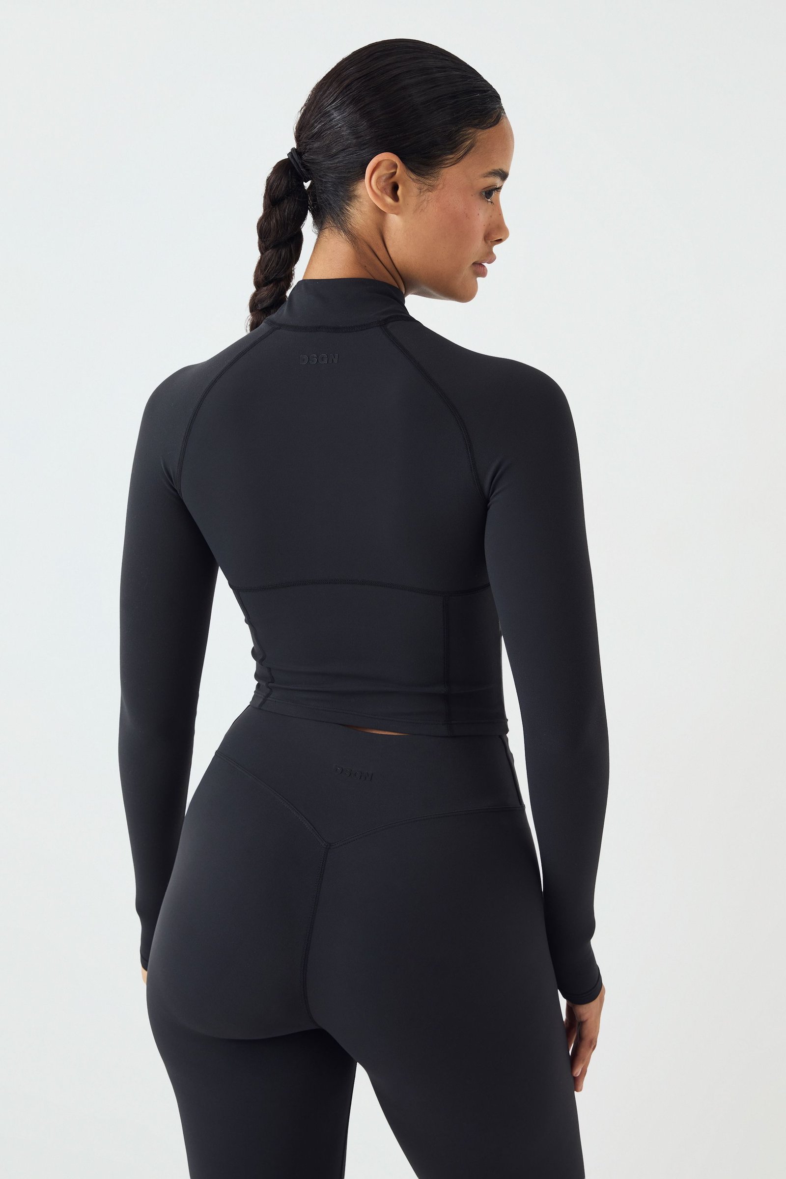 Veste de sport zippée effet corset