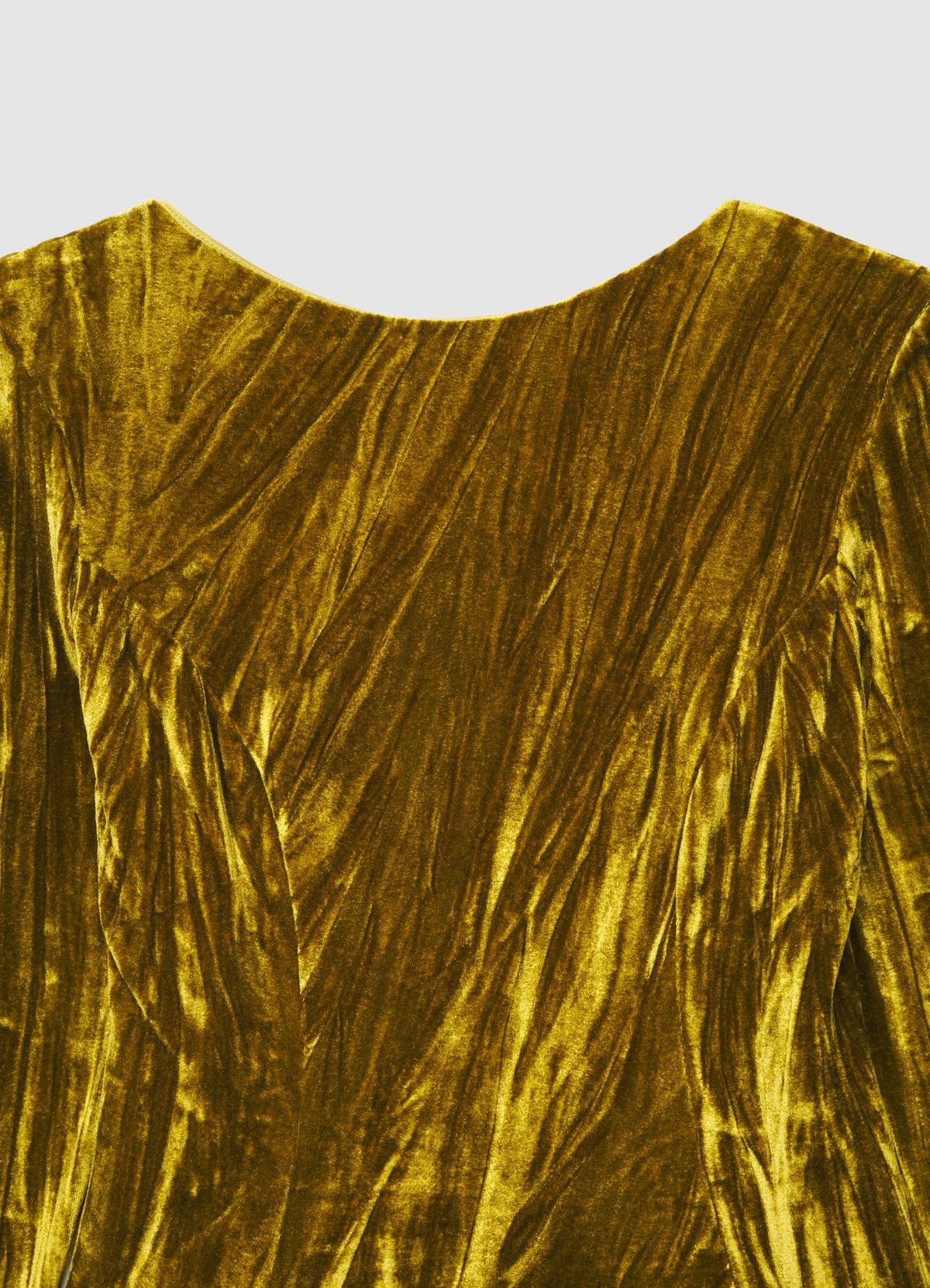 Draped peplum top