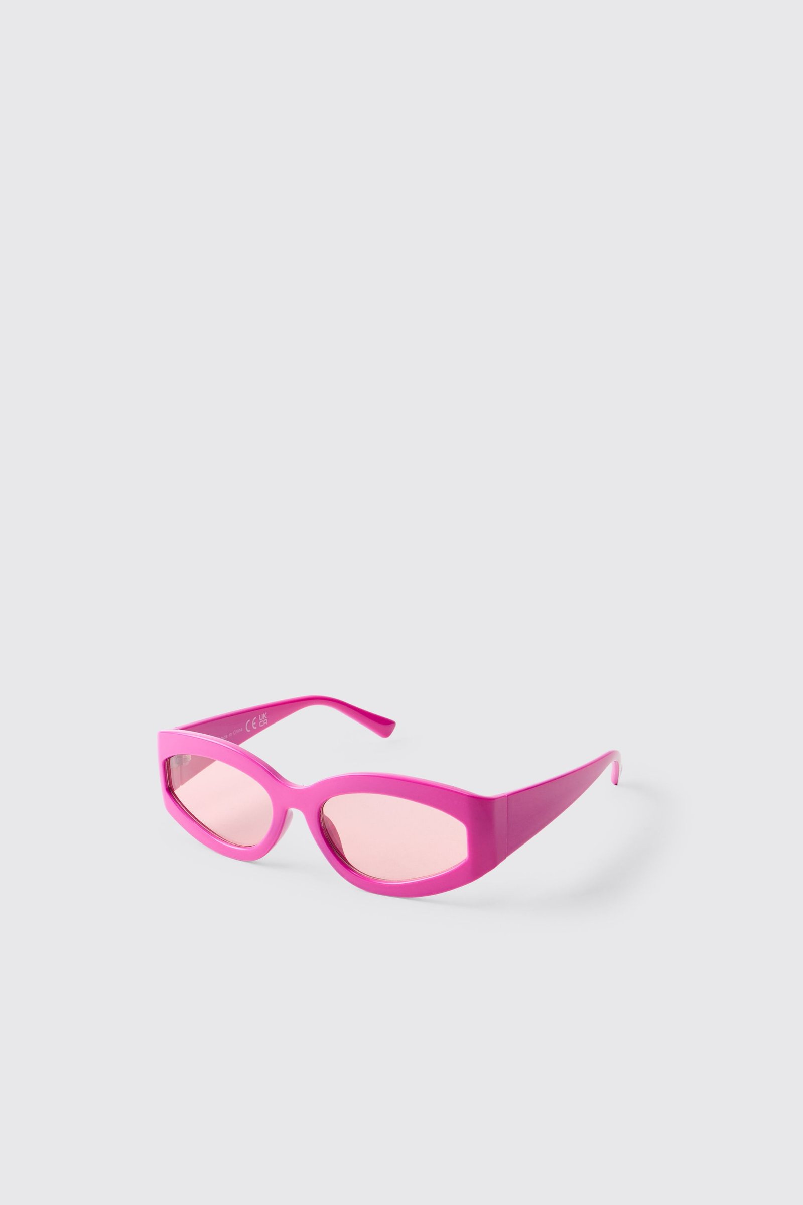 Pink Wrap Around Sunglasses