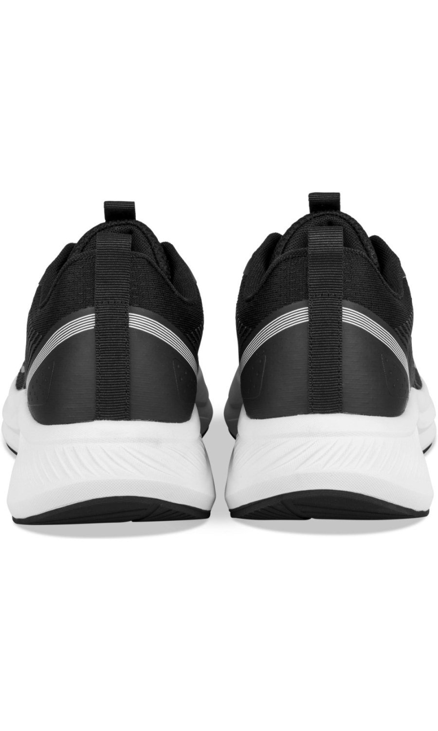 Baskets running semelle blanche noires