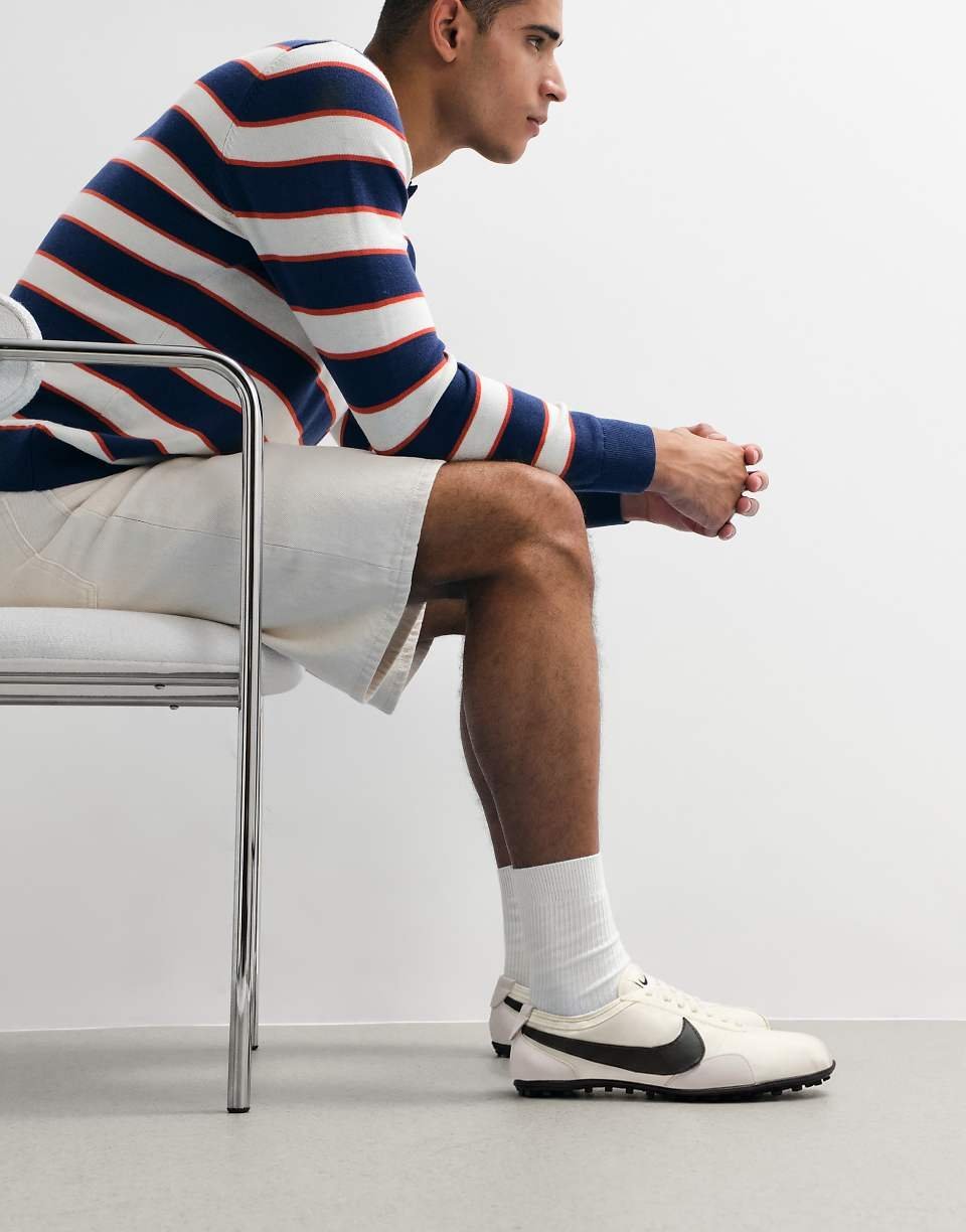 Moon Shoe trainers in cream and black