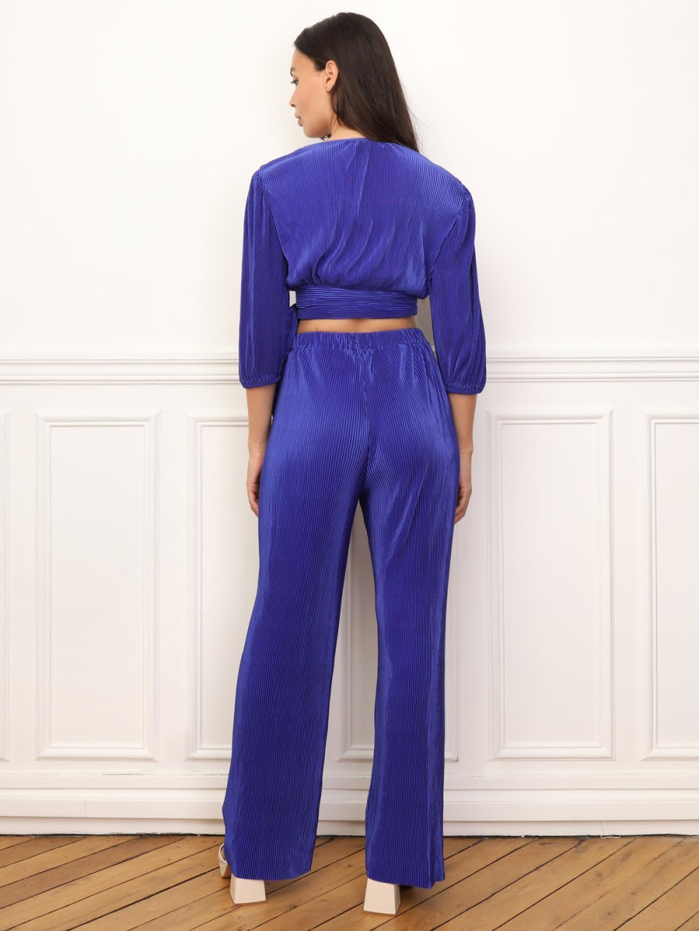 Ensemble top cache-coeur w pantalon, zre9