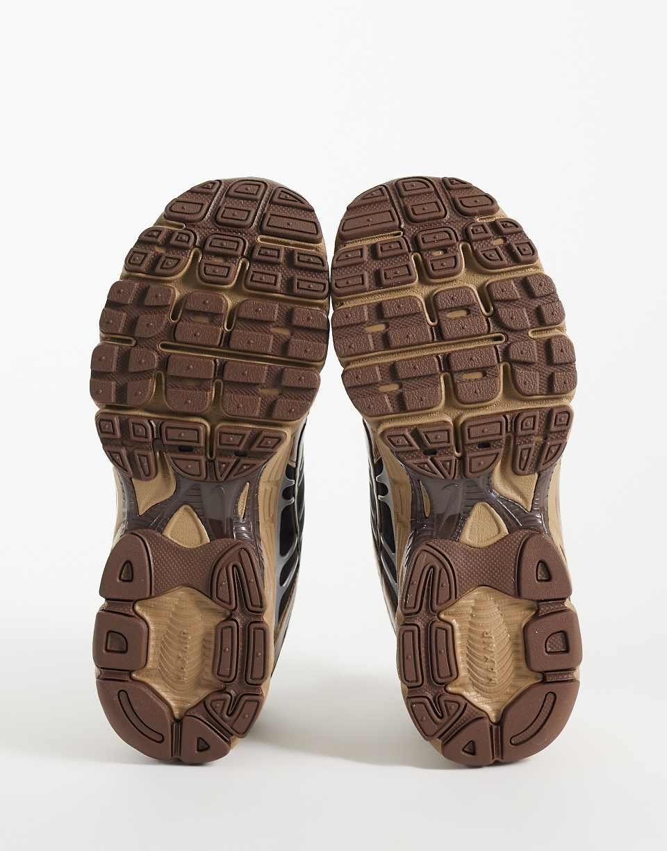 Air Max Moto 2K suede trainers in brown and silver
