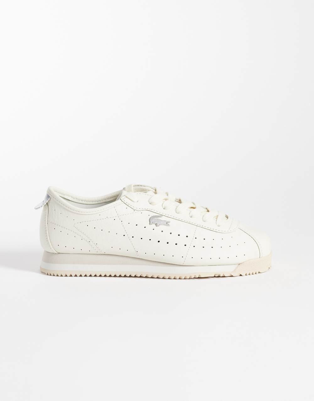 Baskets Club à pois crème