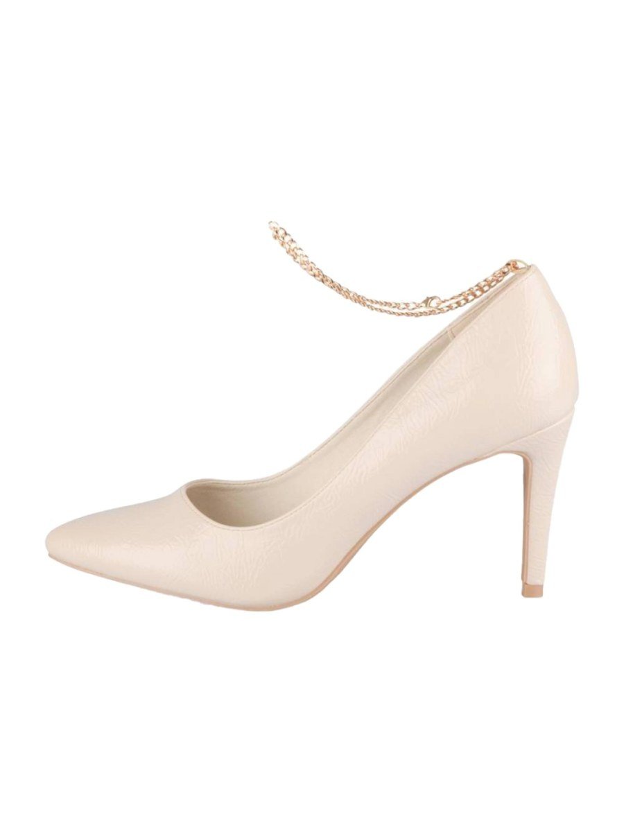 Escarpins b bout pointu b sensla f l'cheville beige