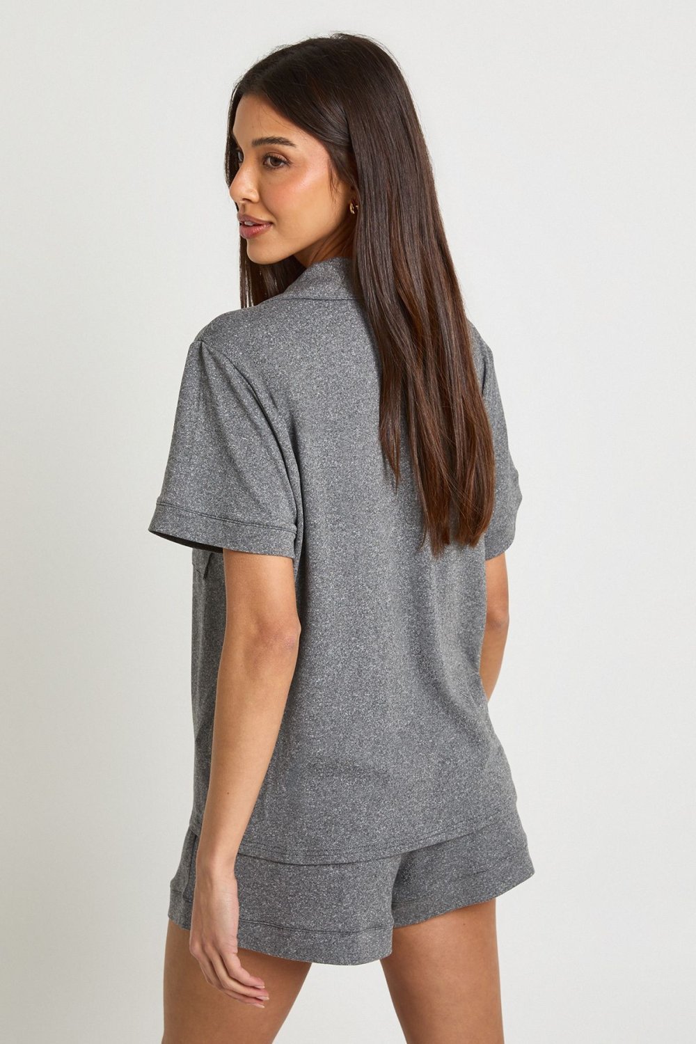 Super-soft shirt and shorts pyjama set